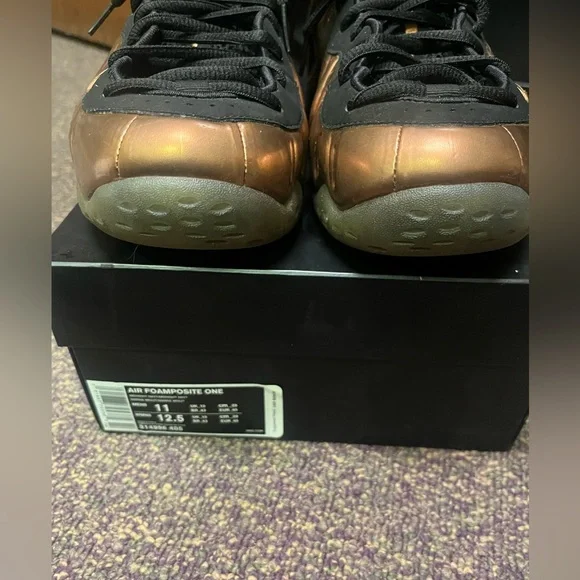 RARE Nike Air Foamposite One Copper sneakers SZ~11